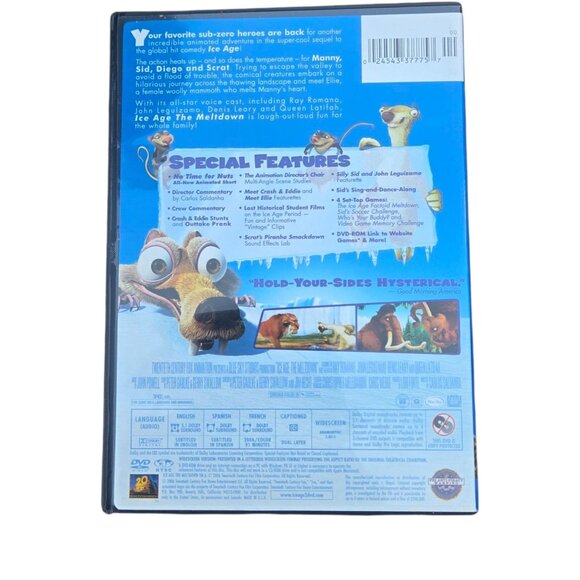 Ice Age The Meltdown DVD Widescreen Animated Movie Ray Romano Queen Latifah 2006 - Picture 2 of 7